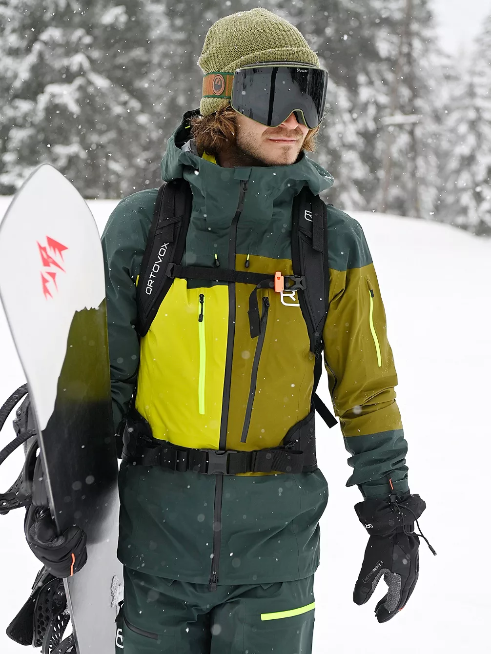 Ortovox Merino Freeride 3 Finger Fäustlinge 5 Ortovox Merino Freeride 3 Finger Fäustlinge – Image 3