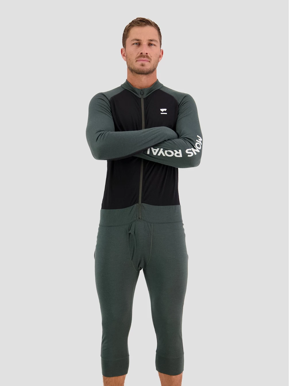 Mons Royale Merino Supermons 3/4 Base Layer Suit 5 Mons Royale Merino Supermons 3/4 Base Layer Suit – Image 3