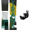 TRANS Premium 150 + Team Pro M Black 2023 Snowboard-Set -Matériel De Ski Premium150TeamProMBlack2023SnowboardSet
